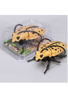 1pc Creative Wind-Up Crawling Ladybug/Bee/Jewel Beetle, No Battery Required, Suitable For Outdoor Decor, Realistic Insect Model Toy - Multicolor - View 35