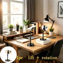Soporte ajustable y giratorio para teléfono, ajustable en ángulo, material de plástico ABS duradero, soporte para teléfono para transmisión en vivo, base estable, soporte de escritorio plegable y antideslizante para teléfono, adecuado para iPhone y todos los modelos de teléfono - Varios estilos - Ver 9