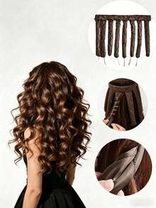 Heatless Curling Iron, Heatless Octopus Curling Iron Set, Suitable For Women And Girls, Soft Curling Iron And Hairband, No Heat Damage, Suitable For Long Hair Big Waves, Gentle Overnight Curling, Sleep Hair Care Tool, Back To School Essential - Multiple Styles - View 5