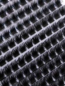 LIMEIKAI 168pcs Faux Mink Eyelash Clusters, 0.07D, 9-16mm Mixed, Natural Style, Dense Type, Single Eyelash Clusters, Makeup Tools, Eyelash Clusters, Eyelash Clusters, Single Eyelashes, False Eyelashes, False Eyelashes - D - View 8