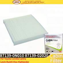 LC-106E 汽車空調濾芯套組 空氣濾清器，適用於 Corolla Camry Reiz Vios Highlander，零件號 87139-0N010 - 06-LC-106E - 查看 1