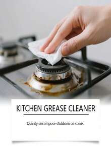 Kitchen Degreaser Cleaner, Stove Top Oil Stain Remover, Range Hood Kitchen Cleaning Spray, Powerful Grease Removal, Quickly Dissolves Kitchen Oil Stains, Makes Kitchen Look Brand New. Randomly Sent New Or Old Model - Liquid - View 8