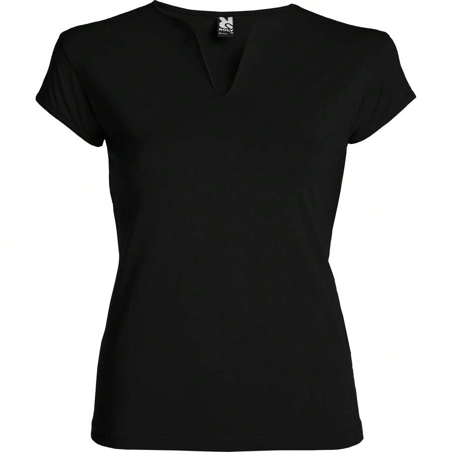 Roly Womens/Ladies Belice T-Shirt - Black - View 1