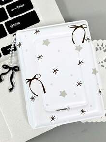 1 pieza Álbum estilo libro minimalista de 3 pulgadas, con hebilla, plegable, álbum de estrellas/álbum de viajes familiares, mini álbum de gran capacidad - Multicolor - Ver 3
