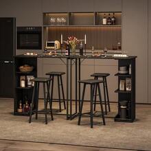 Bar Tables - Noir avec coussin - Voir 8