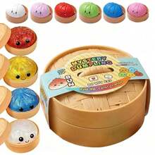 Glitter Dumpling: 10 Colors Random Stress Balls, Aesthetic Desktop Sensory Toy, Office Fidget - Một lựa chọn ngẫu nhiên - Xem 8