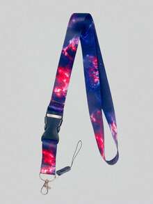 1 pieza Cordón para identificación con estampado de mármol versátil y casual 20.91 pulgadas (53.1 cm) Correa de cuello desmontable de moda simple Cordón para identificación de profesor y enfermera Cordón desmontable con estampado de mármol Regalo para el Día del Maestro y el Día de la Enfermera Uso diario Suministros de oficina - A - Ver 7