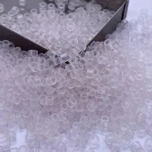 600顆 10g/包 2.5mm 透明磨砂系列玻璃種子珠 彩色玻璃珠管 散珠隔珠 可編織於衣物增加時尚感 也可用於手工DIY製作精美項鍊、手鍊、戒指及其他日常配飾 - 2.5mm透明磨砂古董20色 - 查看 8