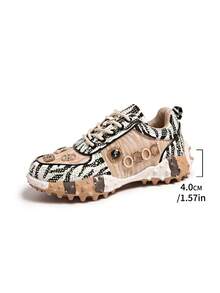 2026 Spring Women's Rhinestone Sneakers, Breathable Water Diamond Casual Outdoor Flat Shoes, Fashion Versatile Platform Party Shoes - Multicolor - View 7