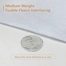 Iron-On Non-Woven Interlining, Clothing Accessory Non-Woven Interlining, Small Size Roll Hot Melt Adhesive Bonding Interlining - A - View 7