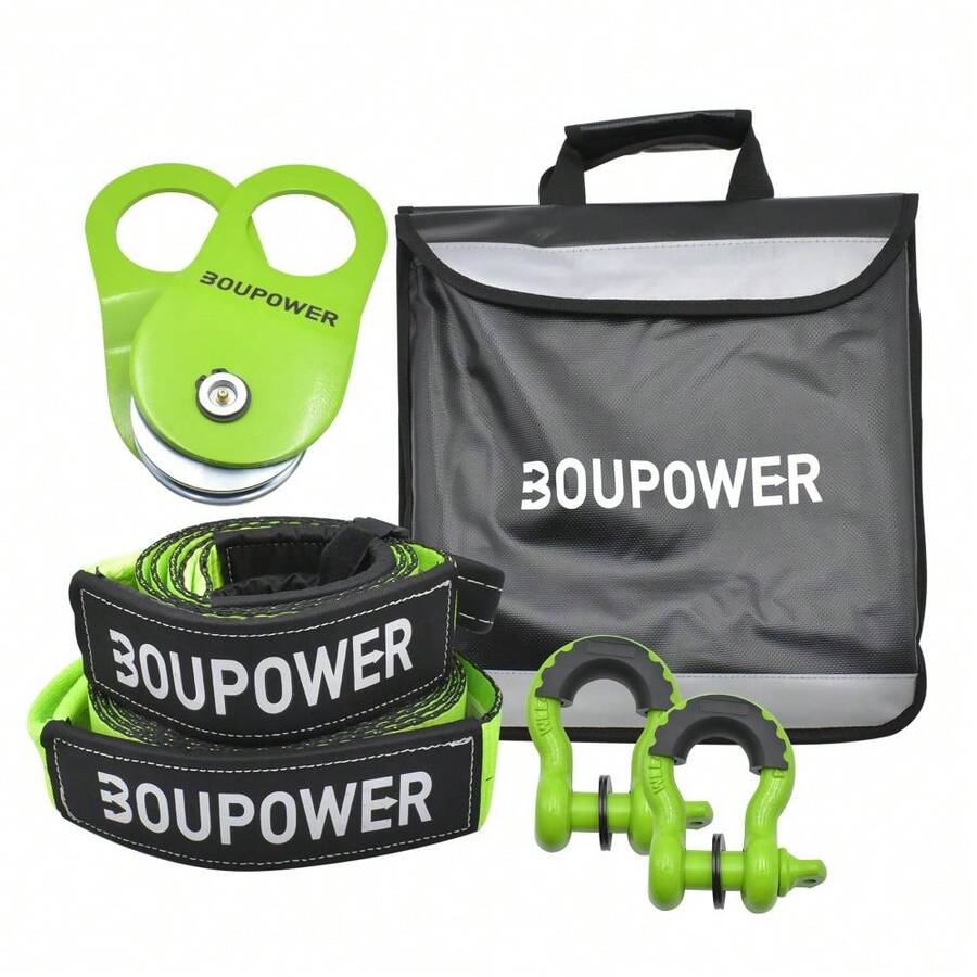 Tow Rope - Green With 20ft Tow Rope - View 1