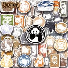 SCXXBSW 50pcs Cute Animal Postmark Stickers, Cool Cartoon Decorative Stickers, Classic Gift Decorations, Value Pack, Adorable Cartoon Stickers, Waterproof And Durable, Suitable For Phone Cases And Laptops. A Top Choice For Holiday Gifts. - Multicolor - View 2