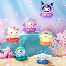(隨機1件) 正版授權 Sanrio 星座桌面擺飾，Hello Kitty 主題迷你桌面裝飾，成人居家造型配件，14+ - 彩色 - 查看 1