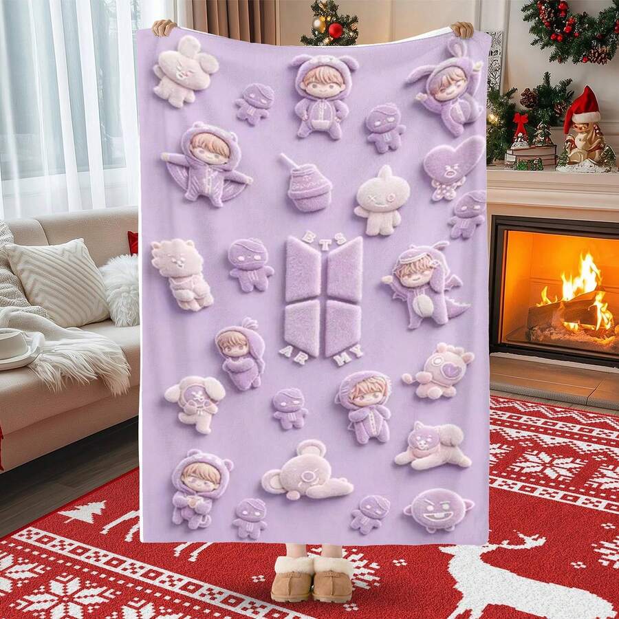 Sofa Blankets, Throw Blankets & Nap Blankets - 彩色 - 查看 1