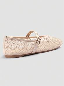 ADAMUMU Spring/Summer New Women's Premium Fashion Comfortable Sequin Flat Shoes, Suitable For Daily And Party Wear, Holiday Spring - Champagne - View 6