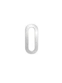 1個加厚自黏壓克力3D門牌號碼，精準切割平滑邊緣免鑽孔強黏背膠房號貼紙，適用於民宿公寓入口門 - 銀色 - 查看 30