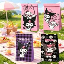SANRIO 主題生日禮物、返校禮物、學期末禮物袋、糖果袋，包含 Kuromi 及其他角色，節日禮物卡通隨機款禮物袋、糖果盒。辦公文具收納袋、學生教室袋。可重複使用，適用於禮品、商品、商務、購物 - A - 查看 4