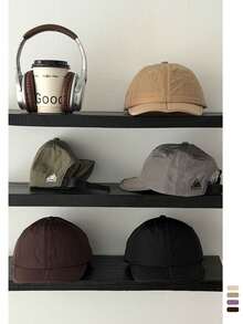 Soft Top Quick-Dry Packable Baseball Cap - Travel Outdoor Hat Spring/Summer New Vintage Solid Color Quick-Dry Foldable Baseball Hat Unisex Sun Protection Outdoor Hiking Sports Baseball Cap Quick-Dry Thin Plaid Foldable Baseball Hat Women Outdoor Travel Wide Brim Sun Protection Baseball Cap Men Tongue Brim Hat Waterproof Quick-Dry Equestrian Hat Short Cap Hip-Hop Short Brim Baseball Cap Small Brim - Foldable and Quick-drying - View 4
