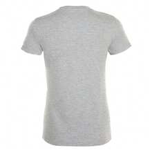 SOLS Womens/Ladies Regent Short Sleeve T-Shirt - Grey Marl - View 2