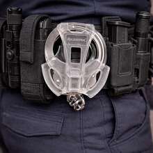 Kampak KW295 High-Strength Polymer Handcuff Case, Handheld Padlock Cover - TRANSPARENT - View 8
