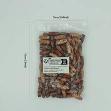 100Pcs 23x8mm Flower Wood Beads, Woven Hair Accessories & DIY Jewelry Making Supplies For Braiding Crafts - 100pcs - View 5