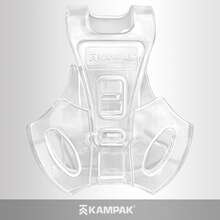 Kampak KW295 High-Strength Polymer Handcuff Case, Handheld Padlock Cover - TRANSPARENT - View 4
