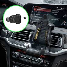 Soporte para teléfono estilo asiento de carreras para rejilla de ventilación del coche, diseño de clip metálico, apto para todos los smartphones, con rotación de 360° - Multicolor - Ver 8