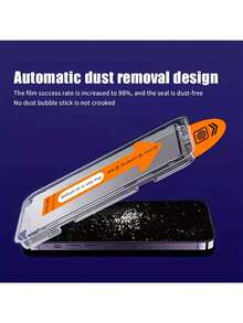 Yezodawee 17 Pro Max/17 Pro 系列適用鋼化玻璃螢幕保護貼，附安裝套件與自動對位套件，全螢幕覆蓋，防指紋、防震、防刮，9H 硬度防碎鋼化玻璃膜，超快速安裝，無塵設計，隱私防窺保護，無氣泡無塵 - 1+1 - 查看 2