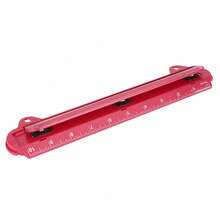Eagle 3 Hole Punch, Portable Ring Binder 3 Hole Punch, Paper Puncher With Integrated Ruler, 10 Sheets Capacity, For Ring Binders, Office Supplies, Purple/Black/Pink/White - Three-hole Punch - View 11
