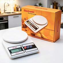 Digital Kitchen Scale Model SF-400 With LCD Display, 10kg Capacity, 1g Accuracy, Tare Function, Units In Grams And Ounces, Portable Electronic Scale For Baking, Cooking, Food, Jewelry And Home Use - 廚房秤 - 查看 8