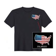 Men T-Shirts - 黑色 - 查看 1