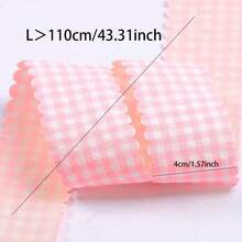 Wavy Edge Plaid Ribbon DIY Bow Baking Floral Clothing Decoration Ribbon - Multicolor - View 5