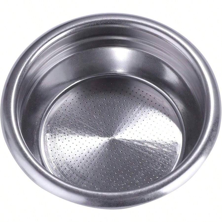 Cesta de filtro de precisin E61 de 58 mm, cesta de portafiltro de acero inoxidable, compatible con espresso de 58 mm, cesta de filtro de portafiltro de doble taza de repuesto para caf - 58 mm - Ver 1