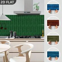 8PCS Waterproof Marble Stickers For Kitchen Counter Backsplash Oil-Proof Wall Tiles - 8Pcs - View 1