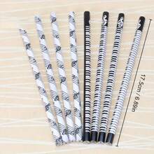 5pcs 2B Standard Round Music Pencils, Piano Theme Stationery, Student Gift Prize, Creative Minimalist Cute, Random Assortment, Back To School - Sets - View 8