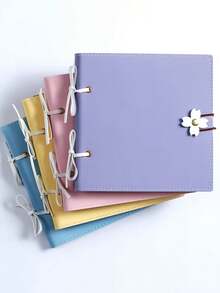 2PCS Scrapbook | 240 Pages, Thickened Blank Pages, Wedding Album, Exclusive Photo Album For Girlfriend, Boyfriend, Family | Creative Handcrafted Gifts With A Sense Of Ceremony - Multicolor - View 6