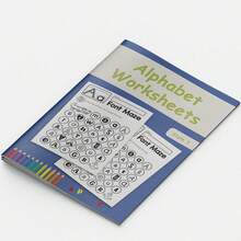 Letter Practice Workbook, A-Z Letter Tracing, Handwriting Practice Pages, Pinyin Activities, Uppercase And Lowercase Writing Practice, Illustrations, Clear Layout, Daily Practice - Alphabet Workbook - View 12