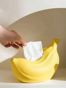 Soporte de resorte para caja de toallas de papel, se extrae automáticamente hacia abajo, soporte inferior de doble resorte para caja de toallas de papel, soporte elevador - banana - Ver 3