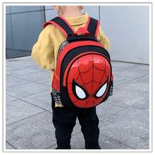 Back To School Disney Marvel Spider-Man Avengers Kids Backpack, Kindergarten Preschool Toddler Backpack, 3D Embossed Glossy Hard Shell Spider-Man Mask Design, Mesh Side Pockets, Breathable Honeycomb Back Pad, Adjustable Wide Strap, Lightweight Waterproof, Ergonomic Spine Protection, Large Capacity, Unisex For Boys And Girls 2-6 Years Old, Essential For School Entry, Multiple Colors Available, Daily Outings, Travel, Preschool, Pre-K, Early Childhood Education, Anti-Lost Backpack - Backpack - View 6