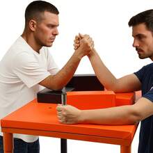 YUNRUX Arm Wrestling Table, Professional Arm Wrestling Competition Table, Competition Training Arm Wrestling Table - Orange - View 6