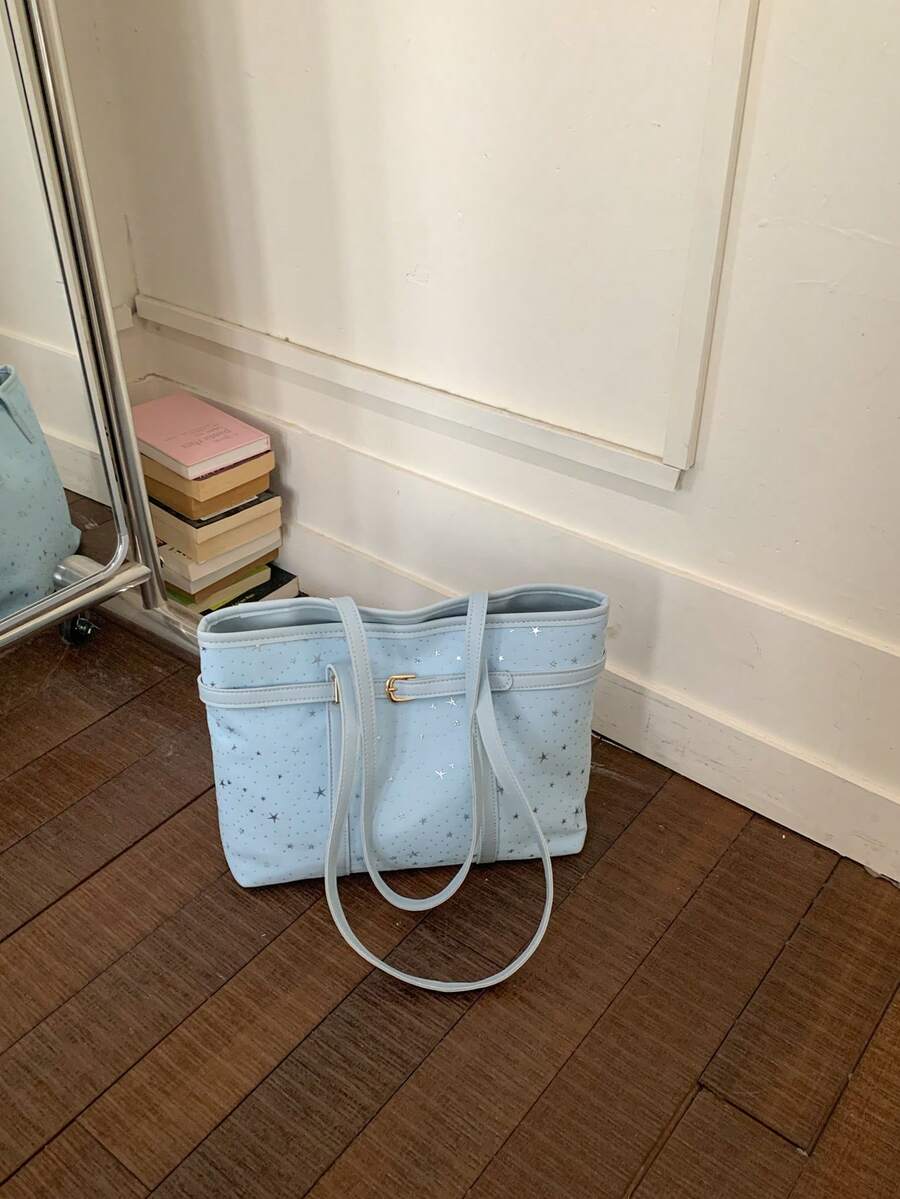 Large Capacity Handbag For Women, New Style Fashion Versatile Commuter Shoulder Tote Bag - Multicolor - View 1