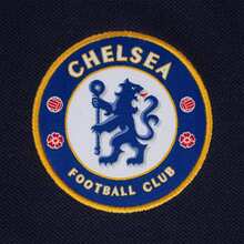 Chelsea FC Mens Crest Polo Shirt - Navy Blue - View 3