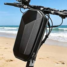 2L/3L Fully Waterproof Hard Shell Bag EVA Waterproof Front Bag For Scooter Bicycle Mountain Bike Quick Release Hanging - Black - View 2