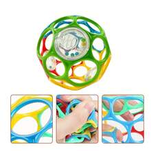 Baby Combination Ball With Bell, Hollow Portable Sensory Rattle, Enhances Hand-Eye Coordination, Early Education Toy (Random Color), Suitable For Daily Play, Holiday, Birthday, Back To School, Thanksgiving Gift - Multicolor - View 9