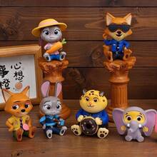 MINISO Zootopia Blind Box Figurine Garden Decor, Multiple Cartoon Character Designs, Random Style Shipping, Collector-Grade PVC Material, Suitable For Home Decor And Garden Decoration, Perfect Gift For Family And Friends On Birthdays, Christmas, And Halloween - 1 Random Style - View 3