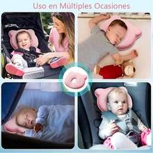 Baby Memory Foam Head Pillow To Prevent Flat Head - Pink - View 7