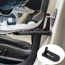 1pc Foldable Roof Rack Step Door Pedal Multi-Functional Universal Lock Foot Pedal Aluminum Alloy Safety Car Accessory - A - View 4
