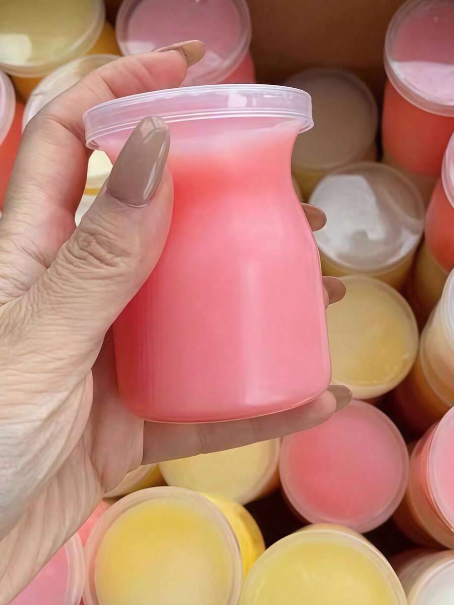 8pcs Yogurt Pudding Cups, Suitable For Refrigerator And Oven, Mousse, Jelly, Fruit Cup With Lid, Perfect For Party, Birthday, Picnic And Various Holiday Dessert Table Decor - Multicolor - View 1