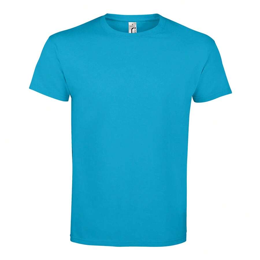 SOLS Mens Imperial T-Shirt - Aqua - View 1
