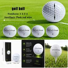 Cool and strange New Golf Balls - 2-Layer Competition Balls - High Elasticity Dual-Layer Balls - 1 Box Contains 12 Competition Golf Balls - Golf Course Supplies 2-Layer Golf Balls High Rebound Long Distance Shot Outdoor Sports Golf Balls Long Distance 2-Layer - White - View 6